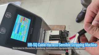 HR-5Q Cable Harness Cut Strip Machine 